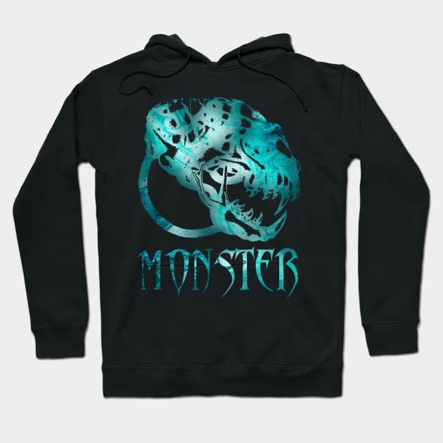 Monster skull Hoodie by Hedgeh0g